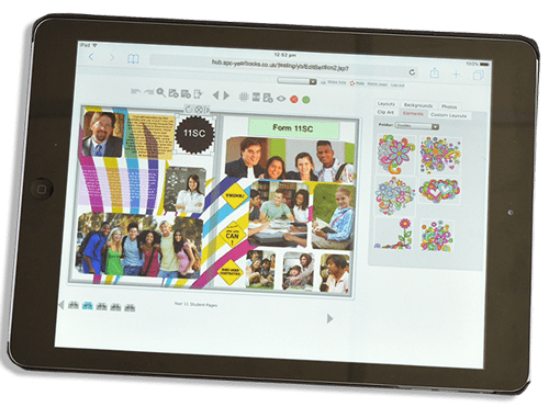 Design yearbook hub