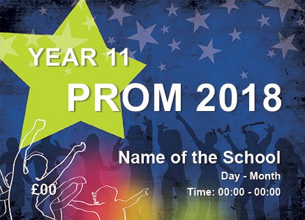prom ticket template
