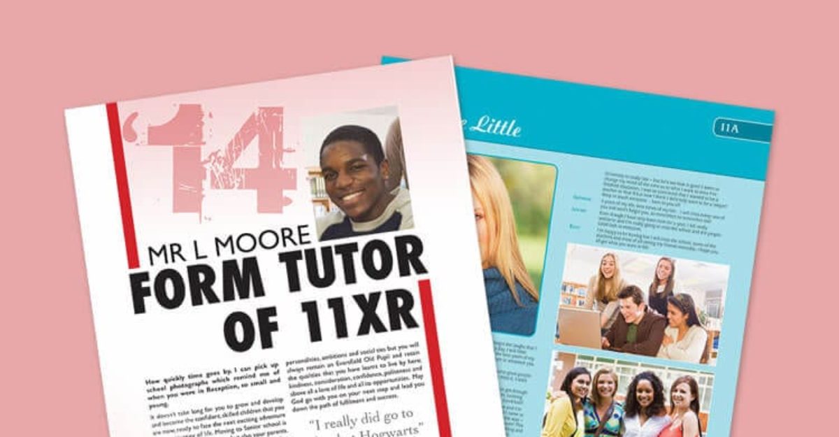 yearbook design idea magazine