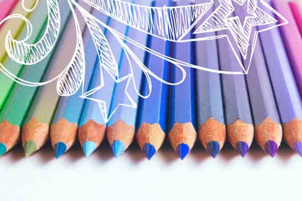 yearbook cover to colour in