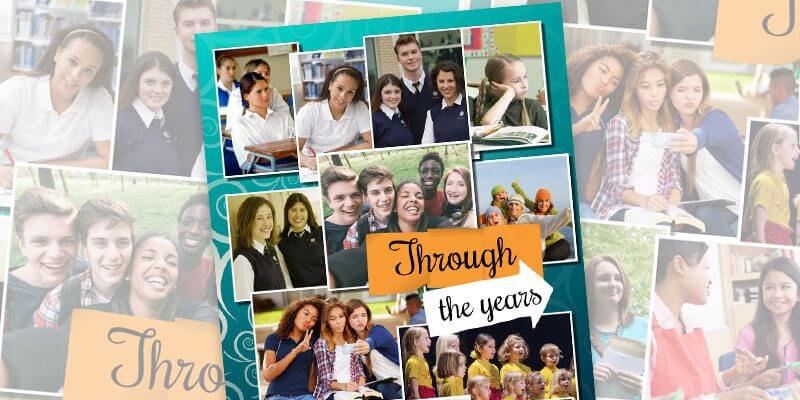 Yearbook Page Idea-Through the years