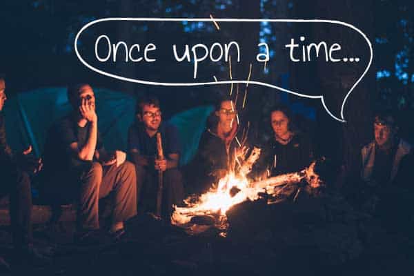 storytelling by campfire
