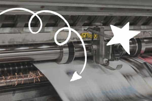 Newspaper Yearbook Theme Idea: Hot Off The Press! 1 printing press
