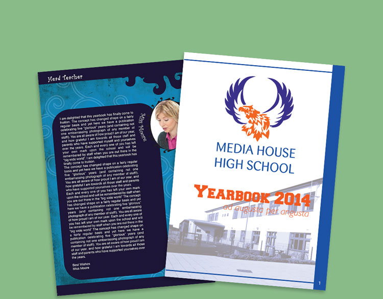 Your Yearbook's First Page: Curing Blank Page Syndrome 1 first yearbook page