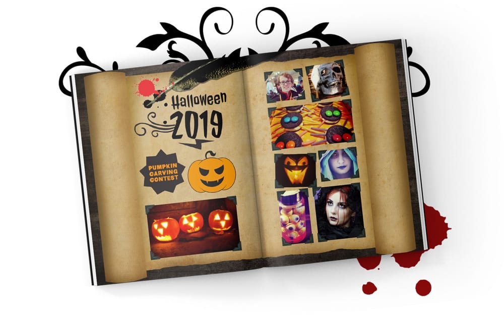 Halloween Yearbook Page Ideas 1