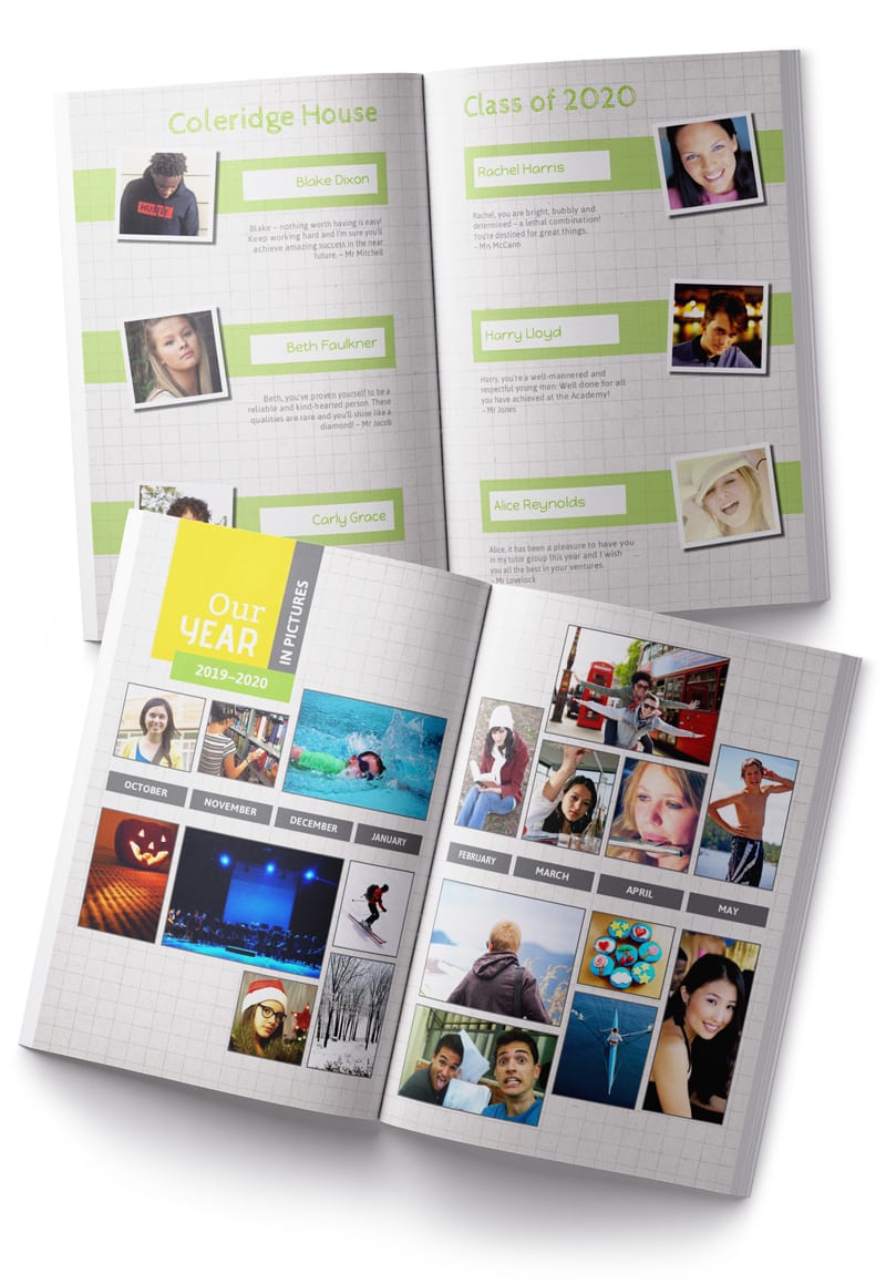 How To Design Stunning Yearbook Page Layouts 2 Example Yearbook Page Layout