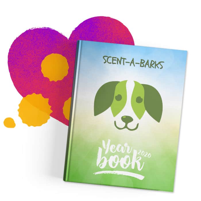Scent-a-barks dog yearbook example