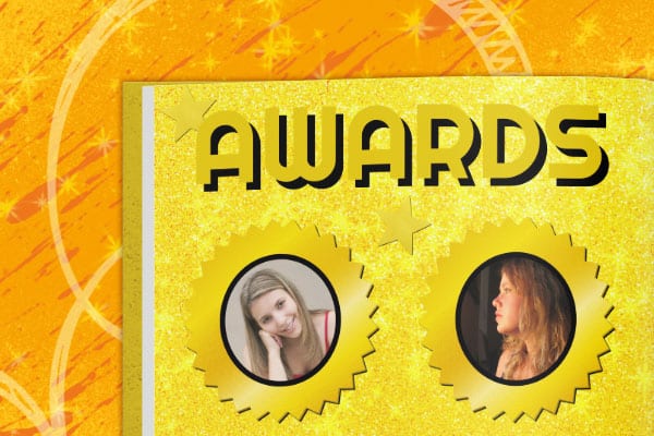 Yearbook Inspiration: How to Design a Show-Stopping Awards Page 1 yearbook awards page design header