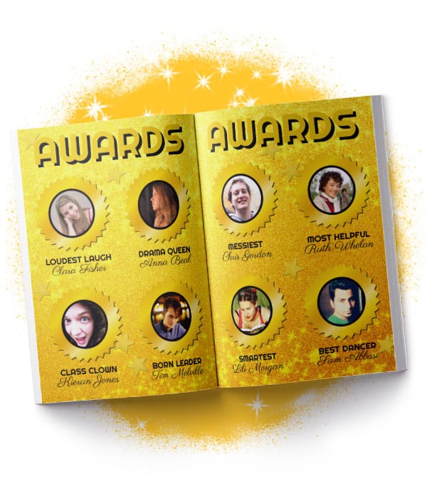 glamorous awards page design