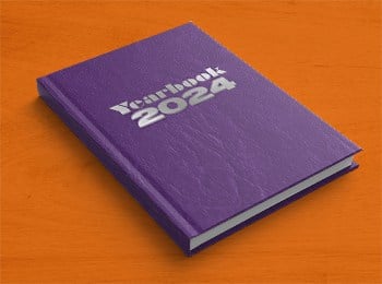 leavers books leather purple cover