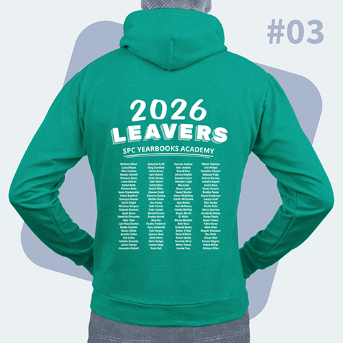 Example of hoodie back design