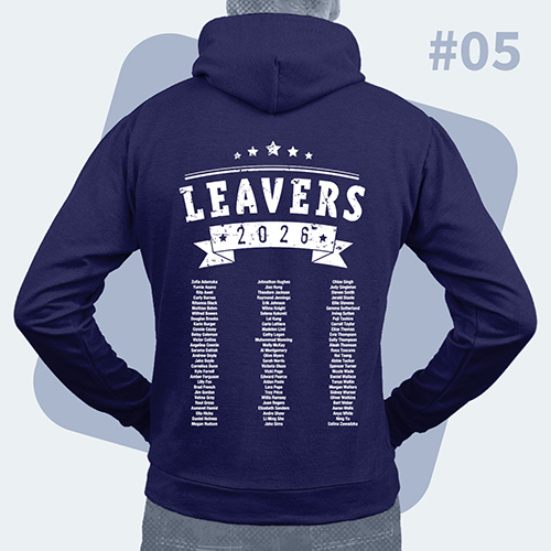 Example of hoodie back design