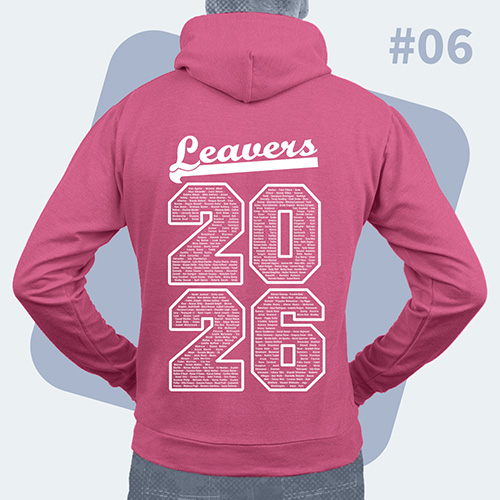 Example of hoodie back design