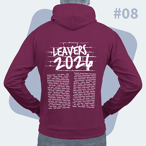 Example of hoodie back design