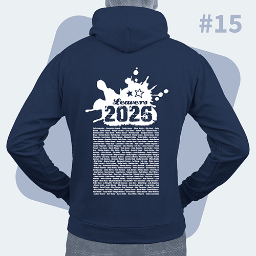 Example of hoodie back design